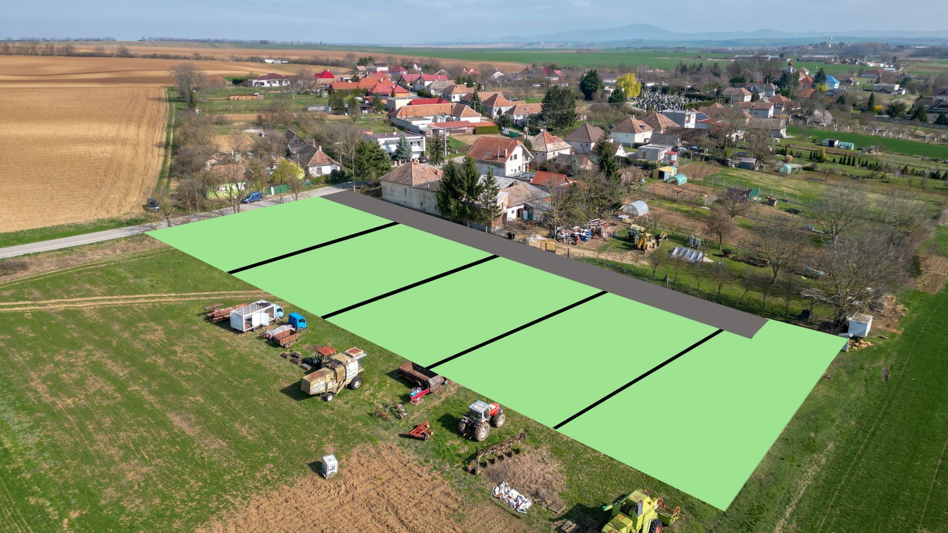 Pozemok 3689 m2 Dolné Otrokovce