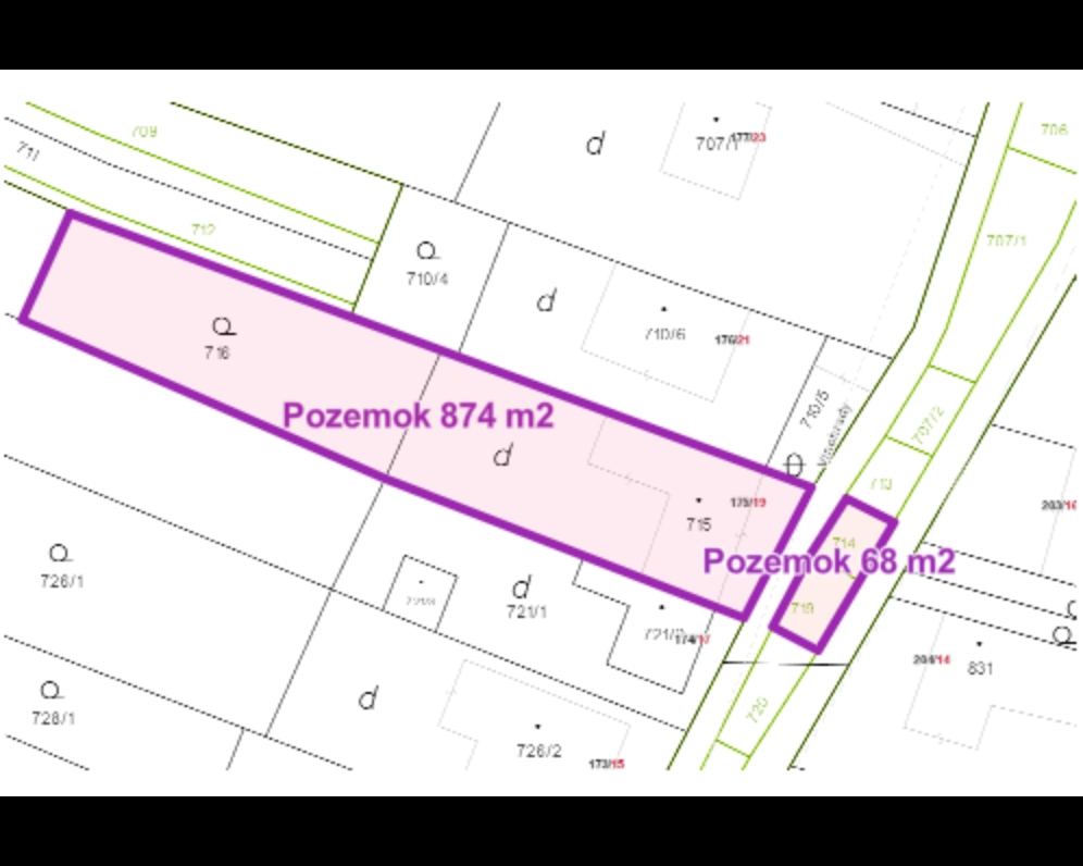 Pozemok 942 m2, Brestovany